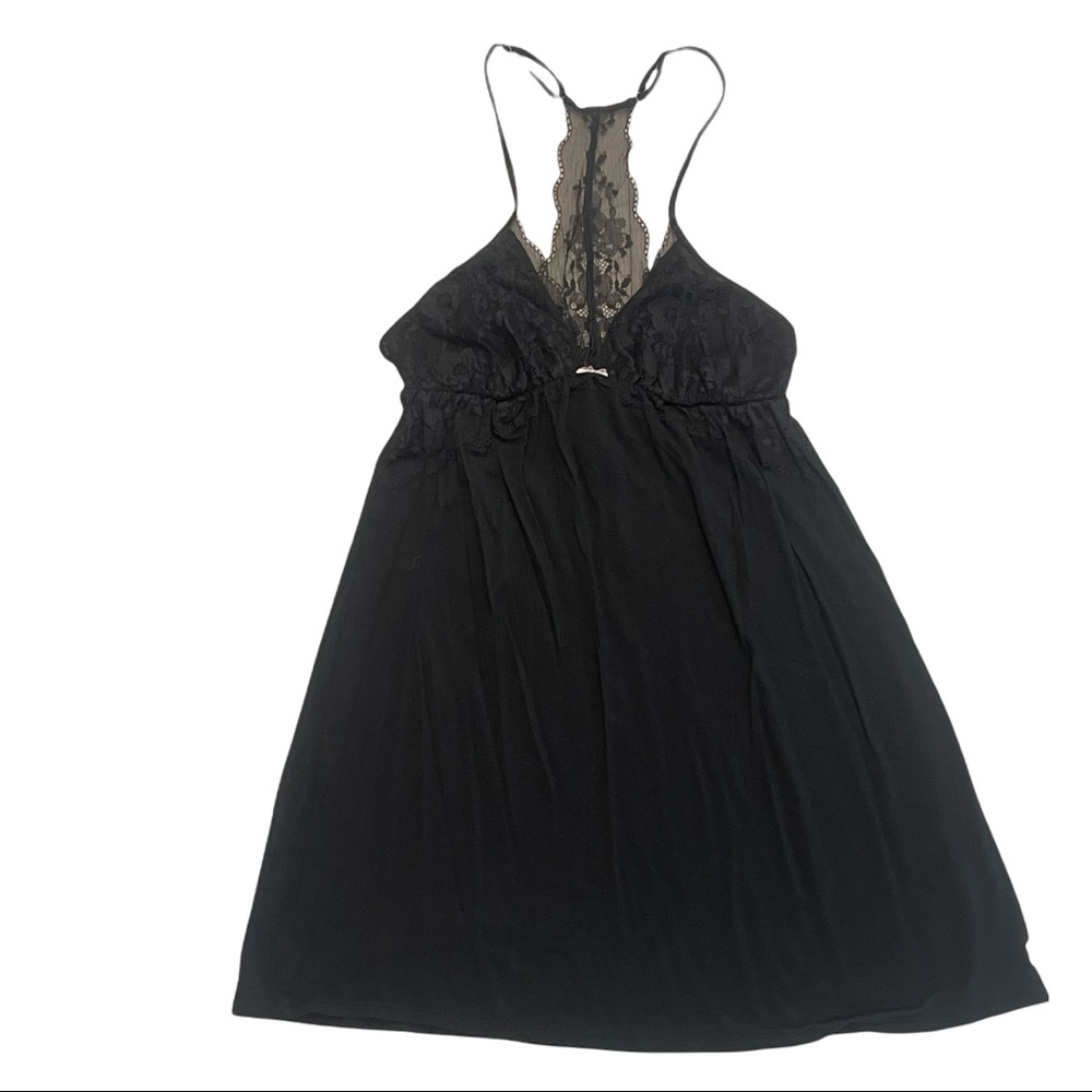 VICTORIA’S SECRET Black Baby Doll Nightie Size S